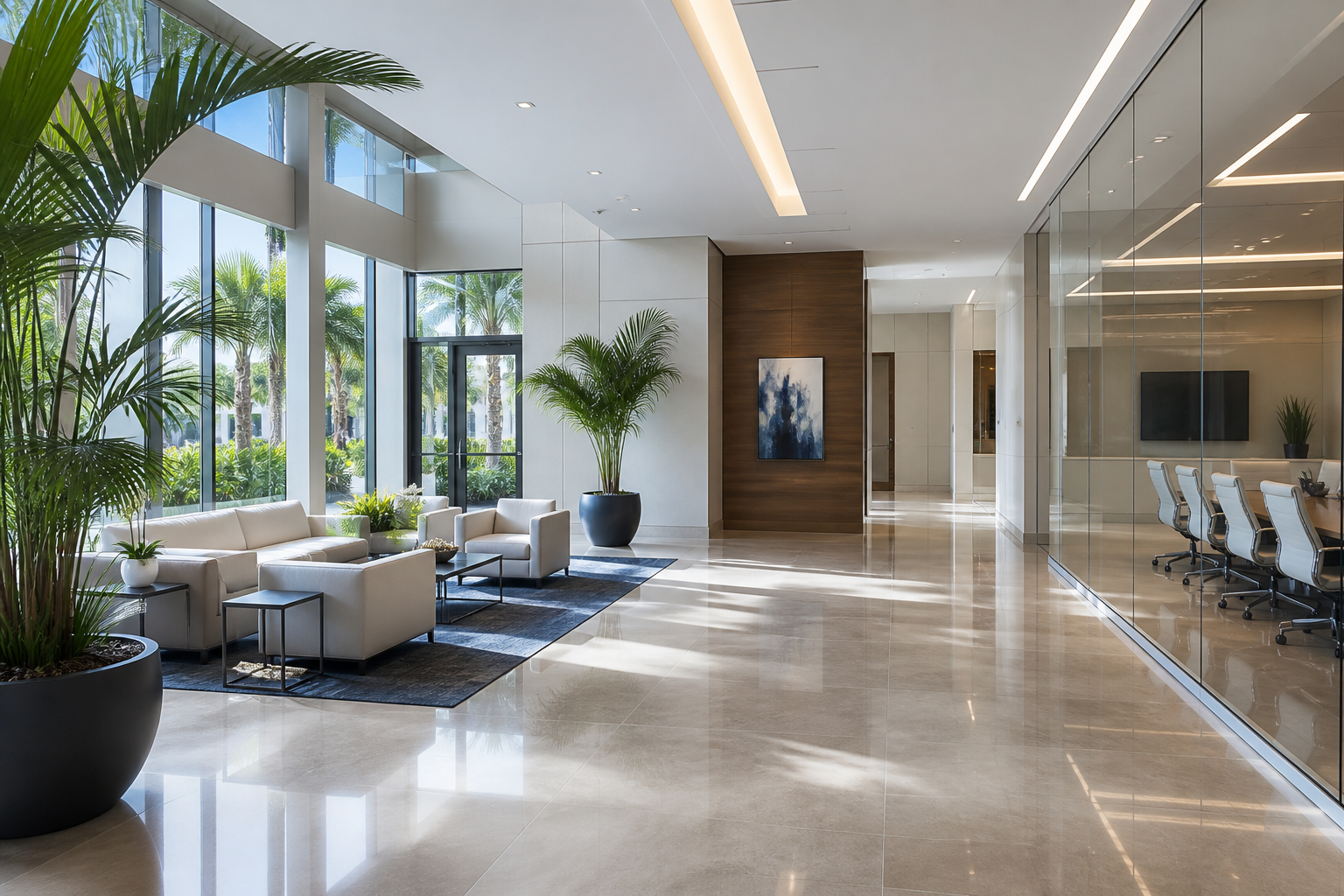 Modern commercial office and administrative facilities in Melbourne Florida